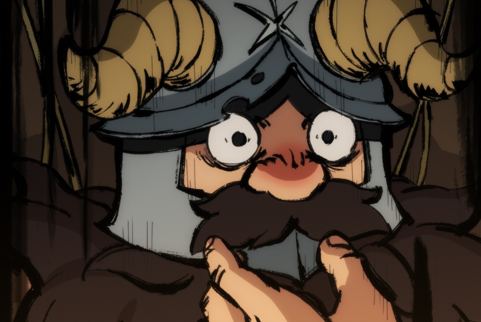 Delicious in Dungeon fans have embraced Senshi the dwarven chef as their sexy cooking daddy