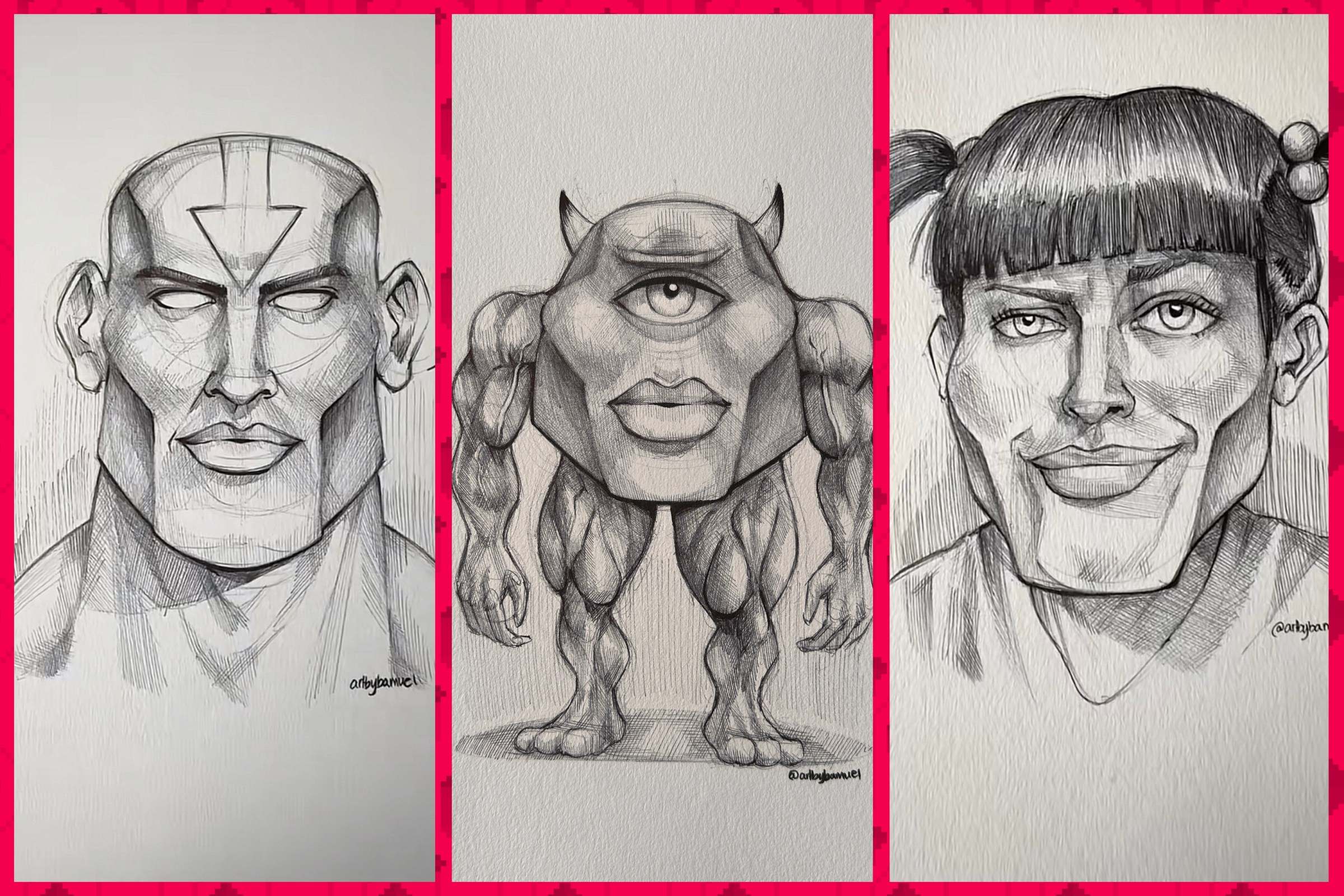 This TikToker has the golden recipe for viral meme art: buff cartoon characters